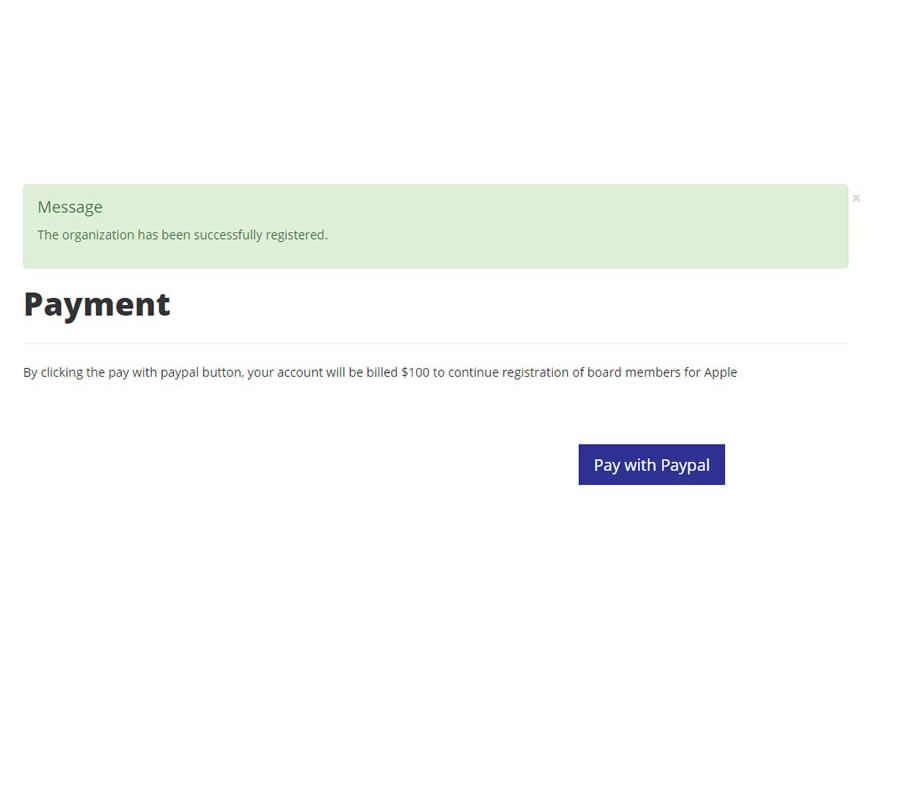 Step 3: Payment